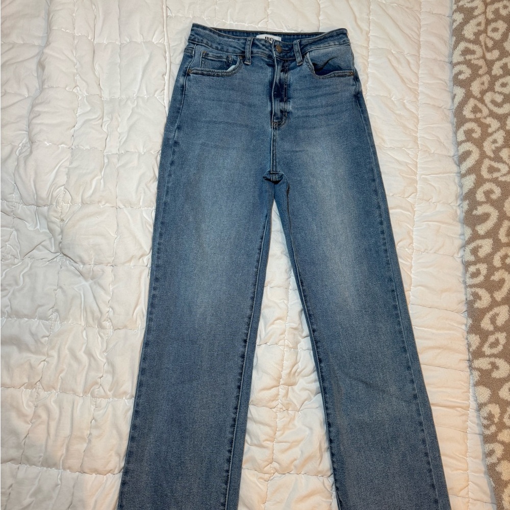 Just Black Denim High Rise Blue Jeans PERFECT CONDITION